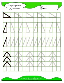 Çizgi Çalışma Sayfaları